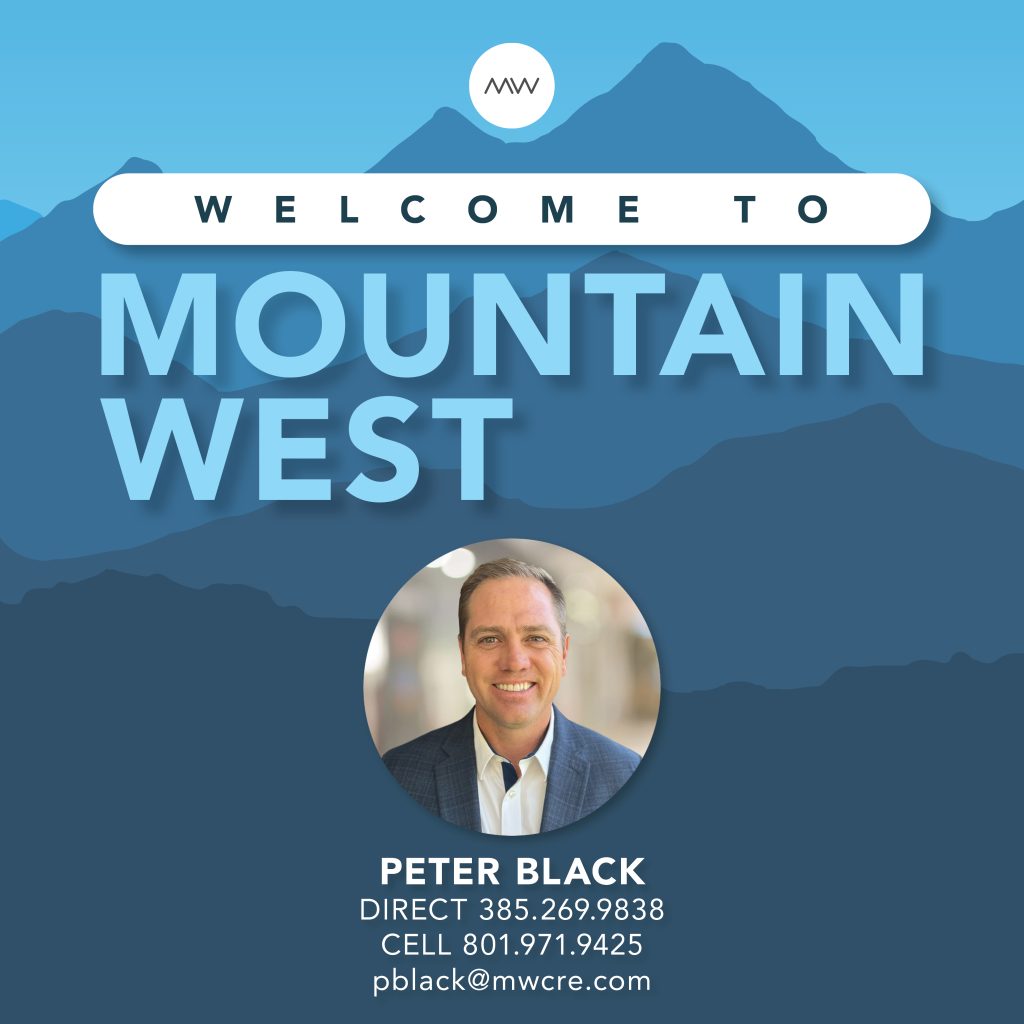 Peter Black Joins Mountain West Commercial Real Estate Bolstering Office Sector Growth