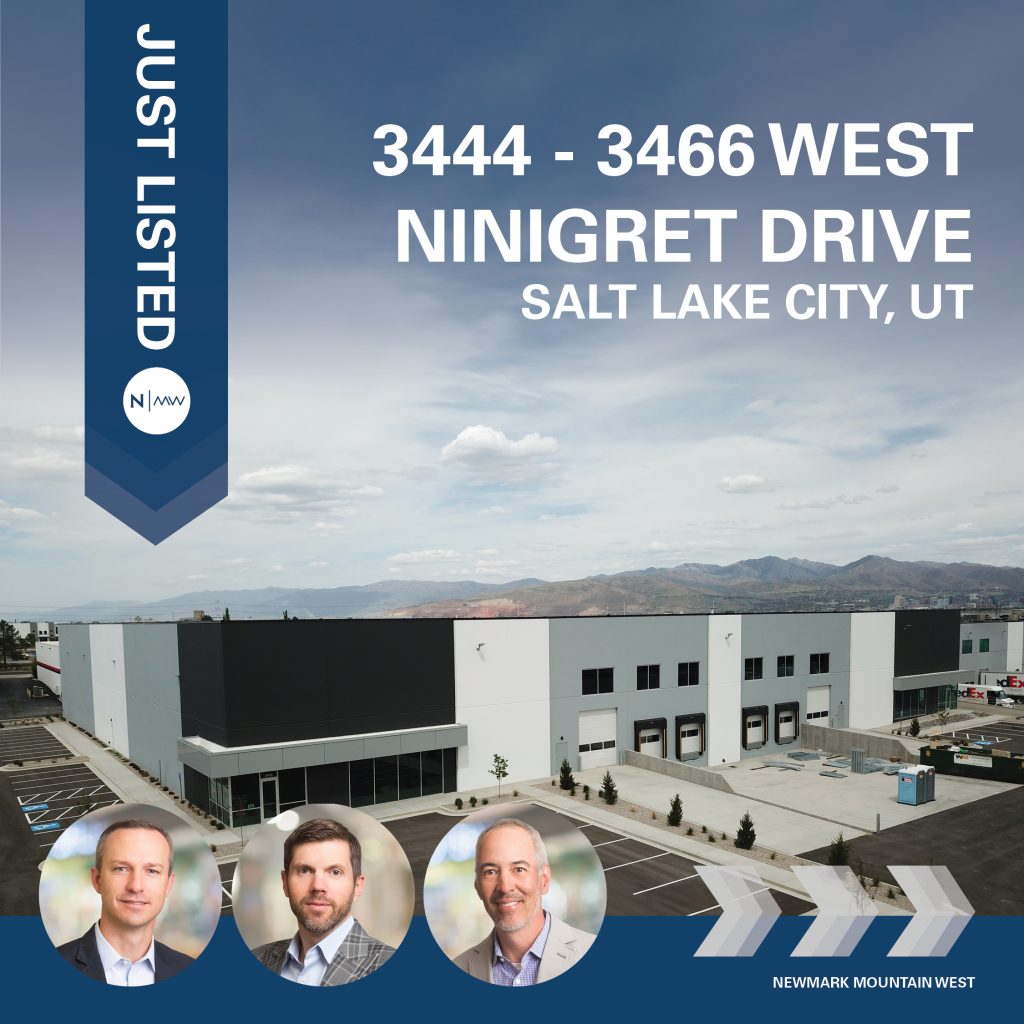 DRAY Logistics Group at Newmark Mountain West Marketing New Industrial Building in Salt Lake City